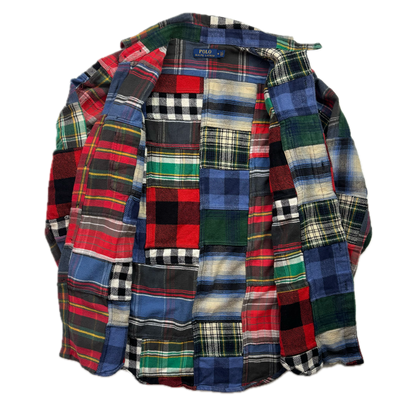 Polo Ralph Lauren Plaid Patchwork Shirt (Cotton) - M