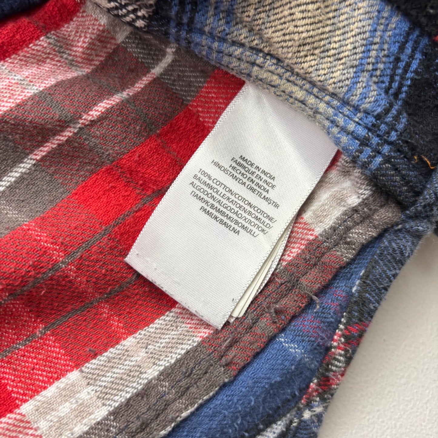 Polo Ralph Lauren Plaid Patchwork Shirt (Cotton) - M