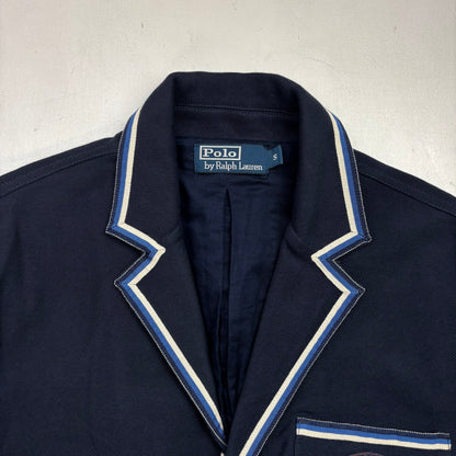 Polo Ralph Lauren Navy Tennis Blazer Sports Jacket Rowing - S