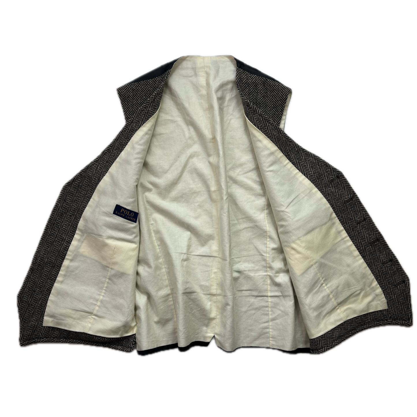 Polo Ralph Lauren Grey Herringbone Waistcoat (Wool Alpaca) - 42L