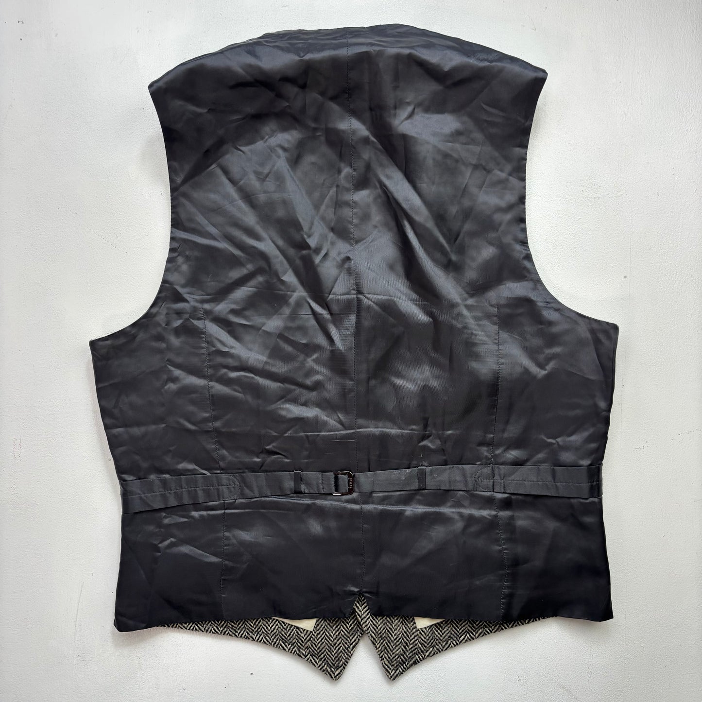 Polo Ralph Lauren Grey Herringbone Waistcoat (Wool Alpaca) - 42L