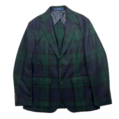 Polo Ralph Lauren BlackWatch Tartan RL67 Blazer Sports Coat (Wool) - 40R