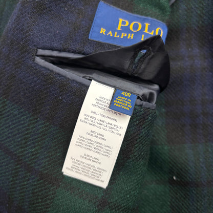 Polo Ralph Lauren BlackWatch Tartan RL67 Blazer Sports Coat (Wool) - 40R