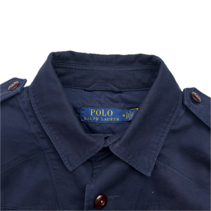 Polo Ralph Lauren Navy Belted Safari Jacket - M