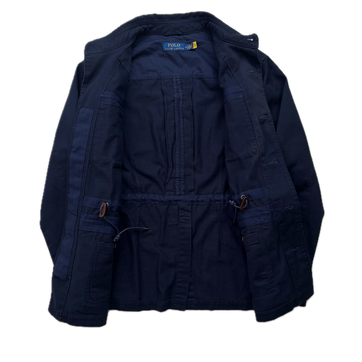 Polo Ralph Lauren Navy Belted Safari Jacket - M