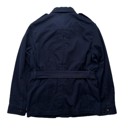 Polo Ralph Lauren Navy Belted Safari Jacket - M