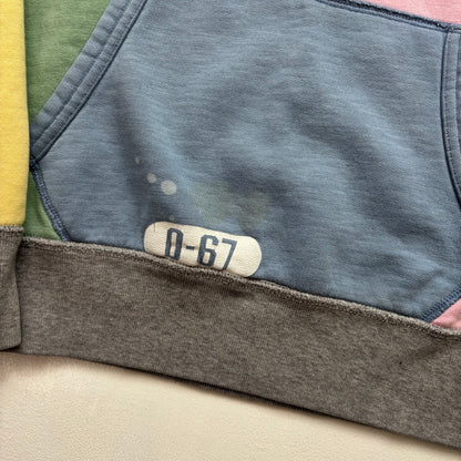 Polo Ralph Lauren Patchwork Pastel Varsity Hoodie - S