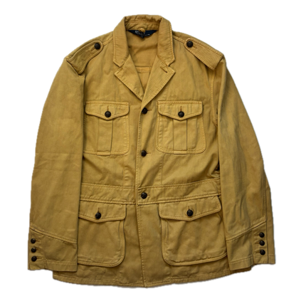 Polo Ralph Lauren Beige Officer Drill Safari Jacket -  XL