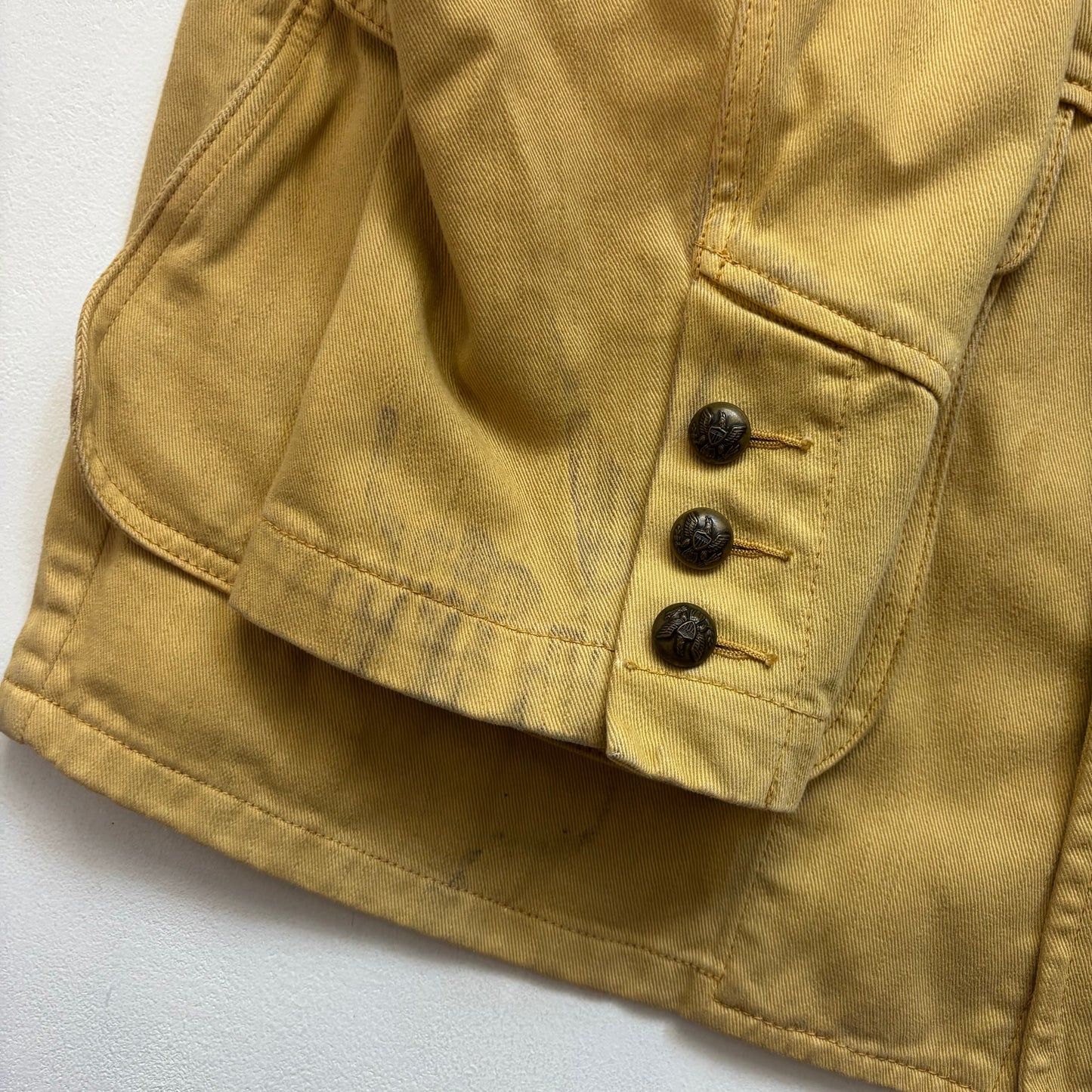 Polo Ralph Lauren Beige Officer Drill Safari Jacket -  XL