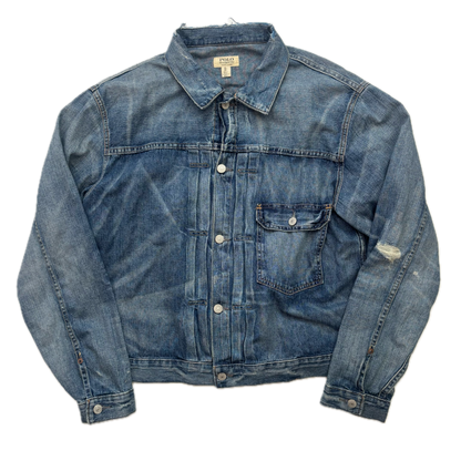 Polo Ralph Lauren Denim Supply Type 1 Distressed Denim Jacket - XL