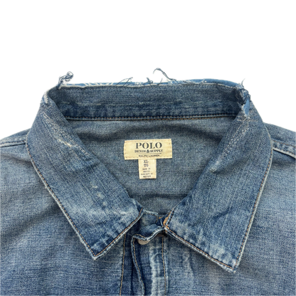 Polo Ralph Lauren Denim Supply Type 1 Distressed Denim Jacket - XL