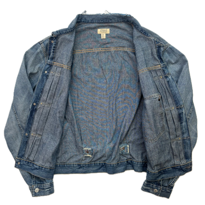 Polo Ralph Lauren Denim Supply Type 1 Distressed Denim Jacket - XL