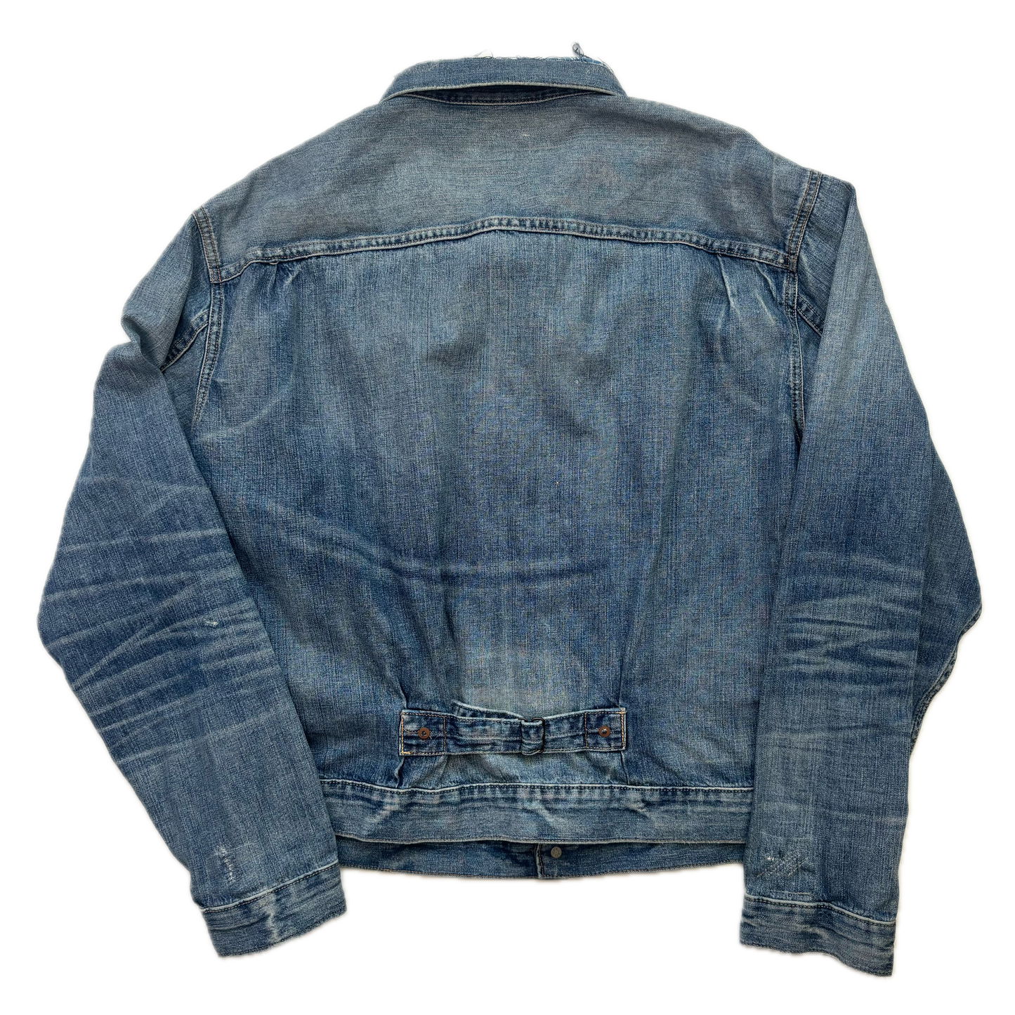 Polo Ralph Lauren Denim Supply Type 1 Distressed Denim Jacket - XL