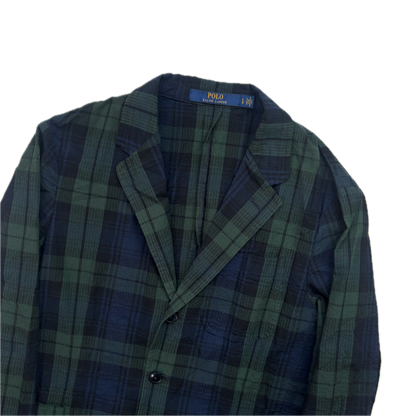Polo Ralph Lauren BlackWatch Tartan Summer Blazer Sports Coat (Cotton) - L