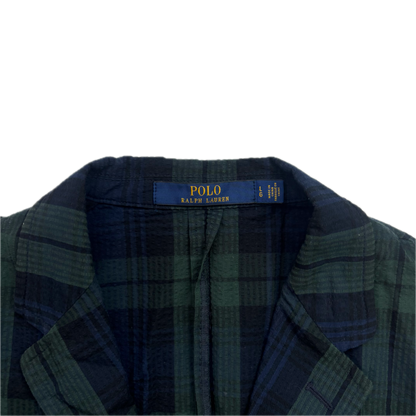 Polo Ralph Lauren BlackWatch Tartan Summer Blazer Sports Coat (Cotton) - L