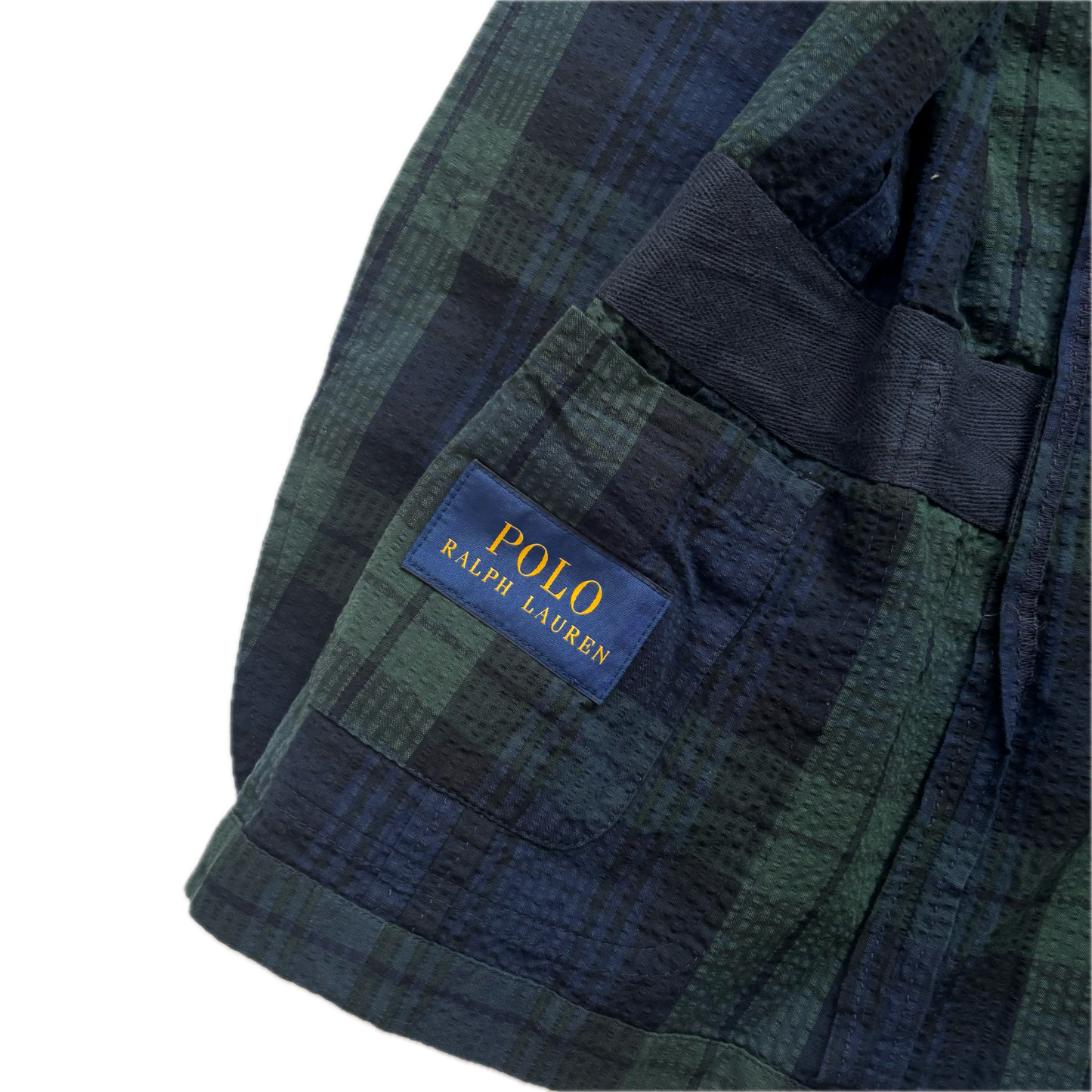 Polo Ralph Lauren BlackWatch Tartan Summer Blazer Sports Coat (Cotton) - L