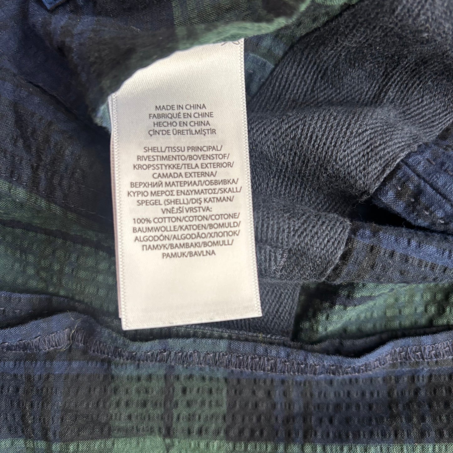 Polo Ralph Lauren BlackWatch Tartan Summer Blazer Sports Coat (Cotton) - L