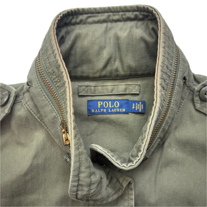 Polo Ralph Lauren Green Field Jacket Army Military - S