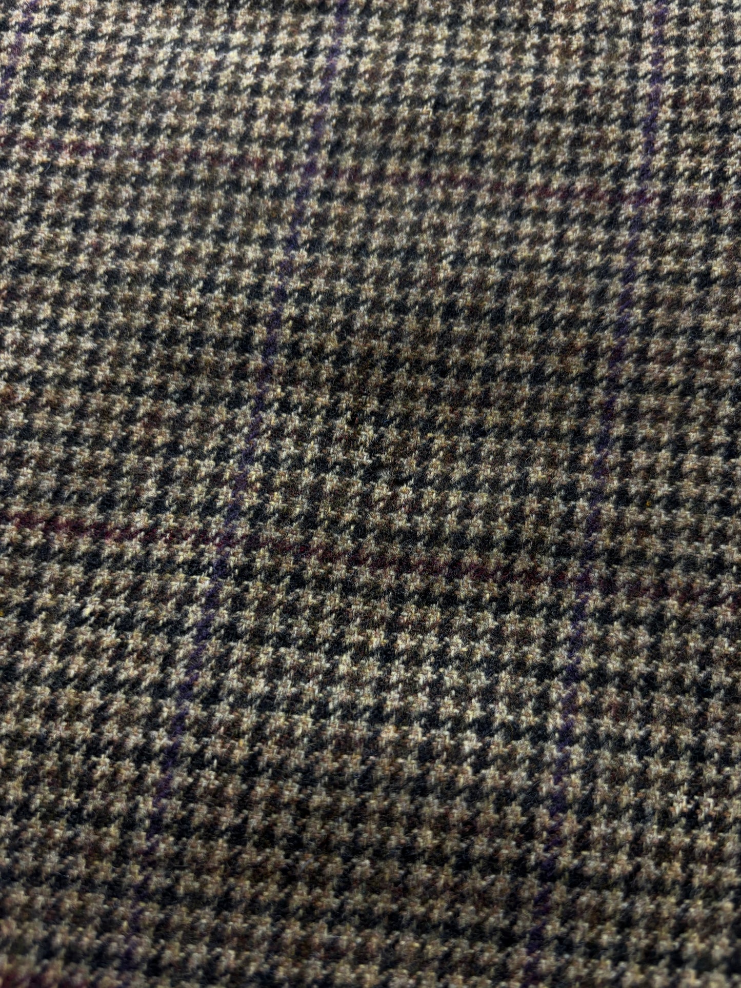 Polo Ralph Lauren Green Houndstooth Tweed Blazer (Wool Cashmere) - 42R