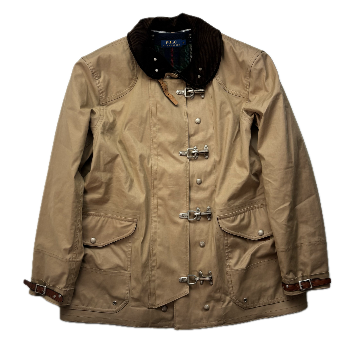 Polo Ralph Lauren 2 in 1 Tan Fireman Jacket with Wool Liner - XL
