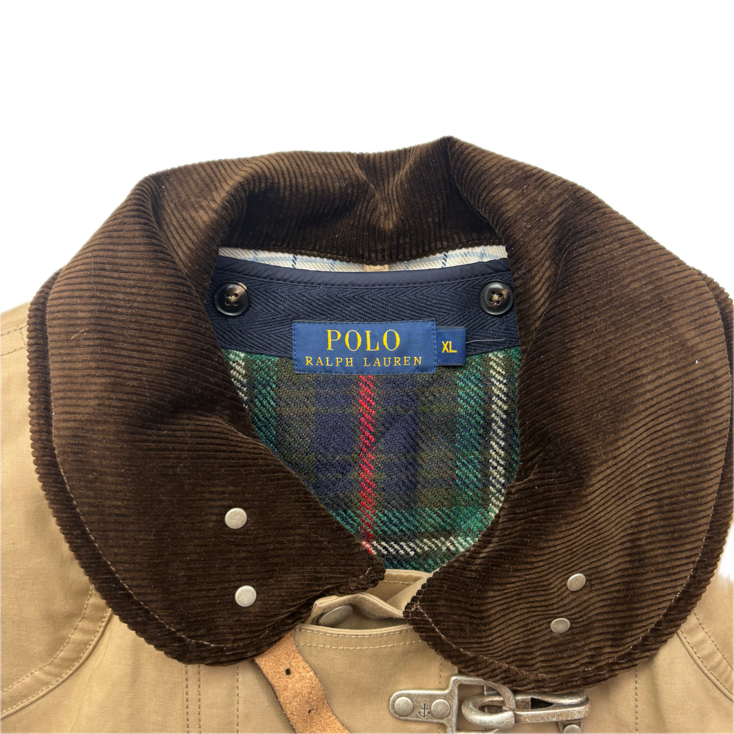 Polo Ralph Lauren 2 in 1 Tan Fireman Jacket with Wool Liner - XL