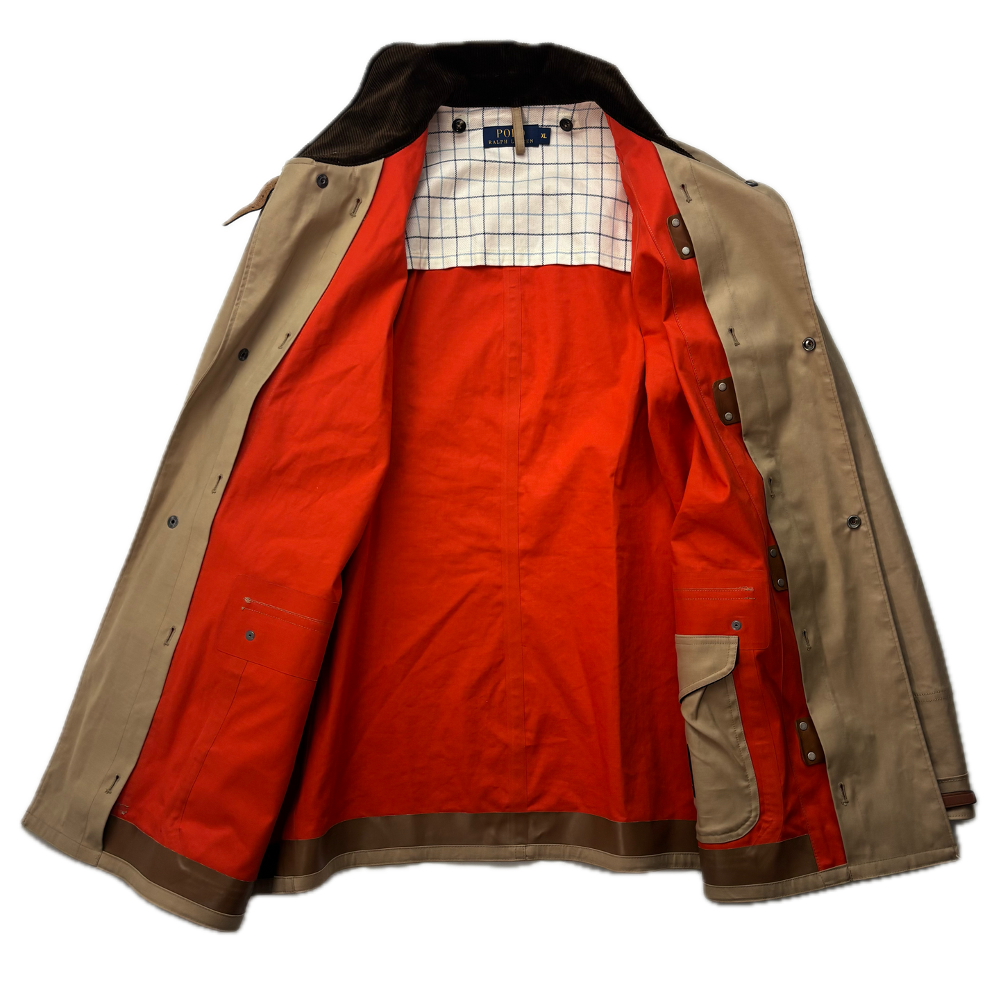 Polo Ralph Lauren 2 in 1 Tan Fireman Jacket with Wool Liner - XL