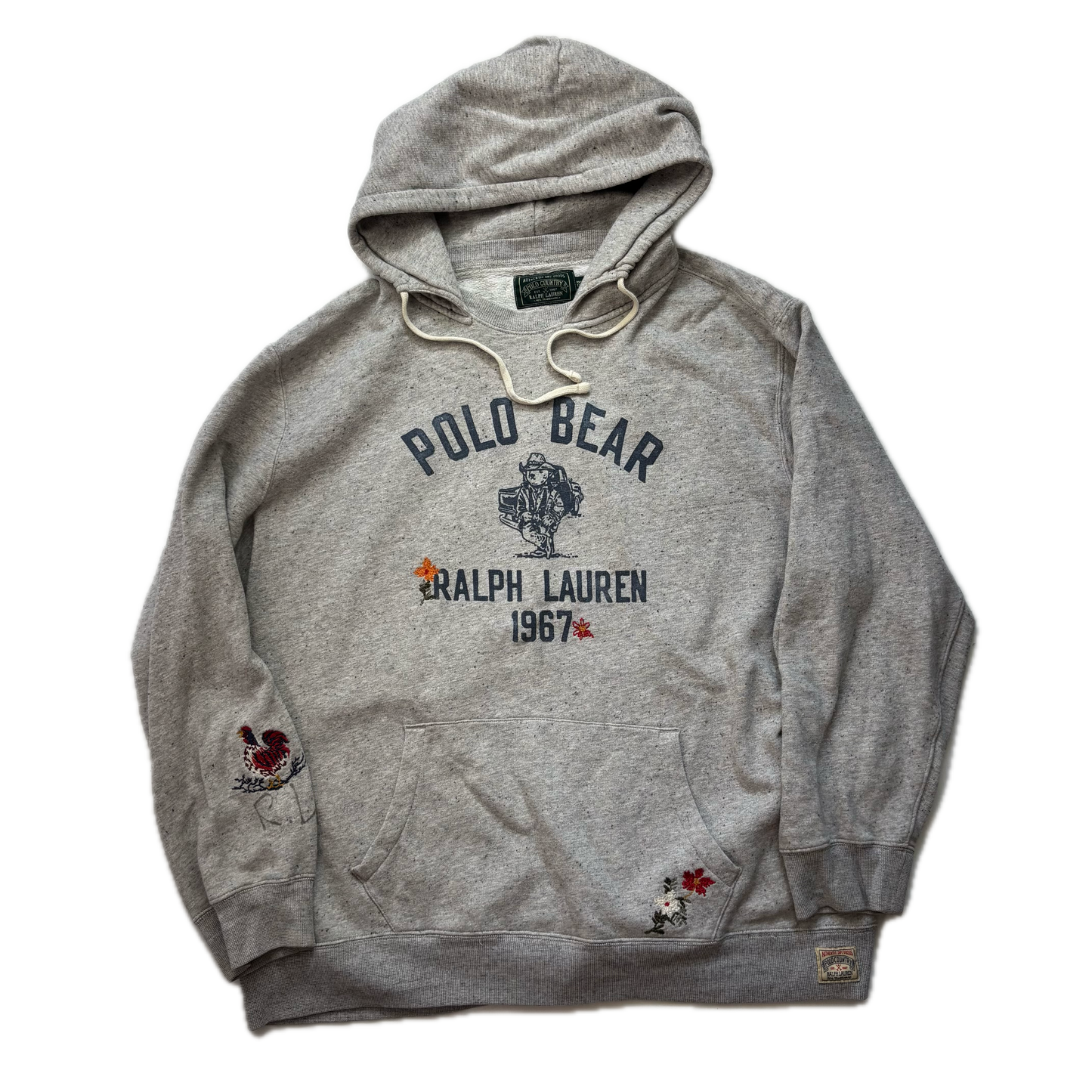 Polo Country Grey Bear Hoodie - XXL
