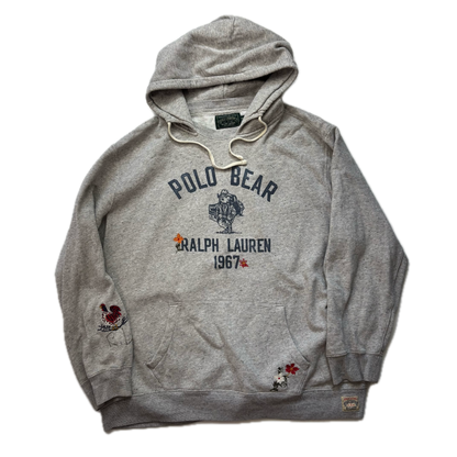 Polo Country Grey Bear Hoodie - XXL