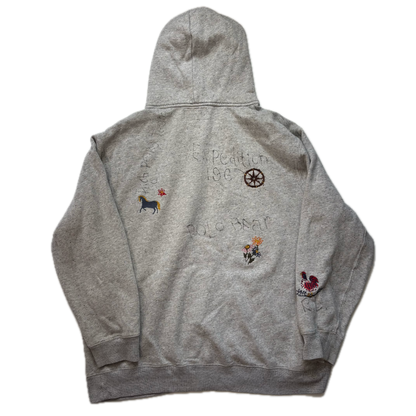 Polo Country Grey Bear Hoodie - XXL