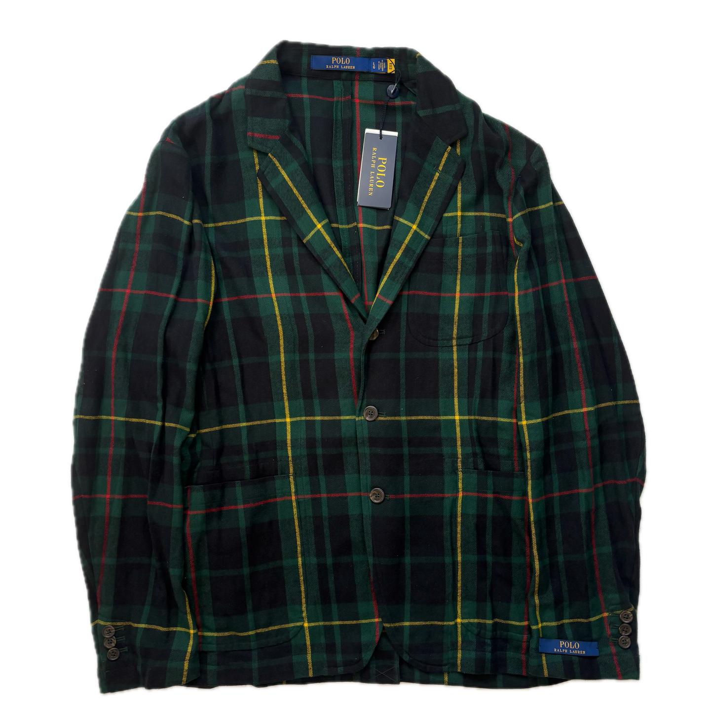 Polo Ralph Lauren Tartan Lightweight Blazer Sports Coat (Cotton) - L