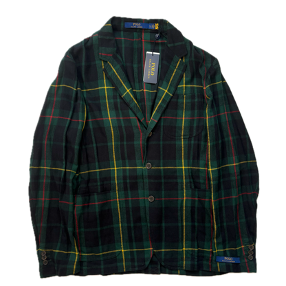 Polo Ralph Lauren Tartan Lightweight Blazer Sports Coat (Cotton) - L