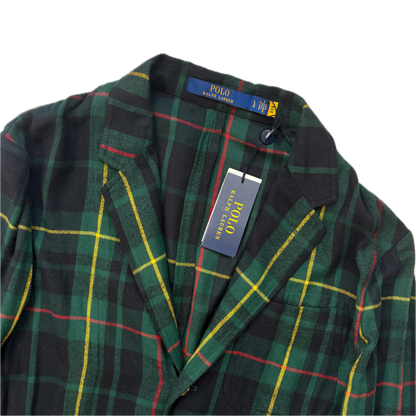 Polo Ralph Lauren Tartan Lightweight Blazer Sports Coat (Cotton) - L