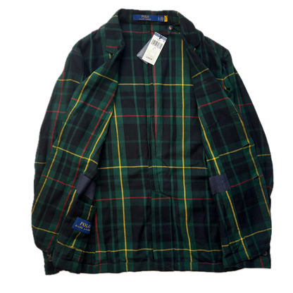 Polo Ralph Lauren Tartan Lightweight Blazer Sports Coat (Cotton) - L