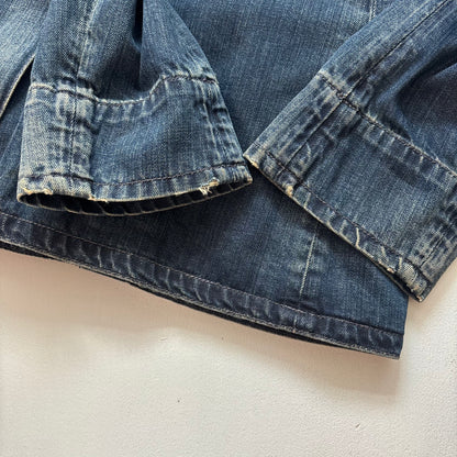 Denim & Supply Denim Pea Coat Double Breast Jacket - L