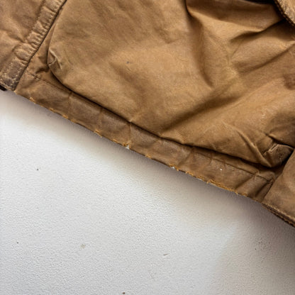 Polo Ralph Lauren Brown Oil Cloth Waxed Belted Motorcycle Jacket - S