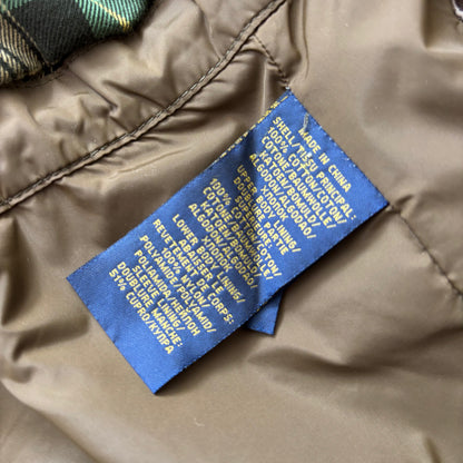 Polo Ralph Lauren Brown Oil Cloth Waxed Belted Motorcycle Jacket - S