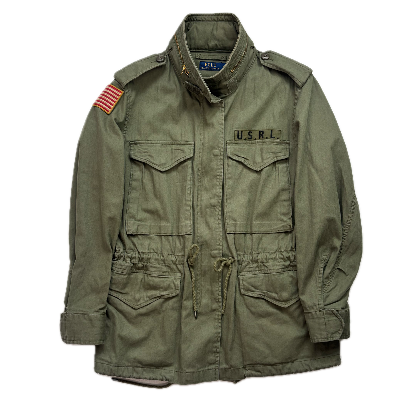 Polo Ralph Lauren Green Army Military Field Jacket - M