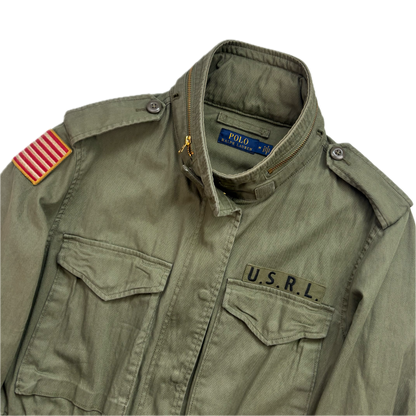 Polo Ralph Lauren Green Army Military Field Jacket - M