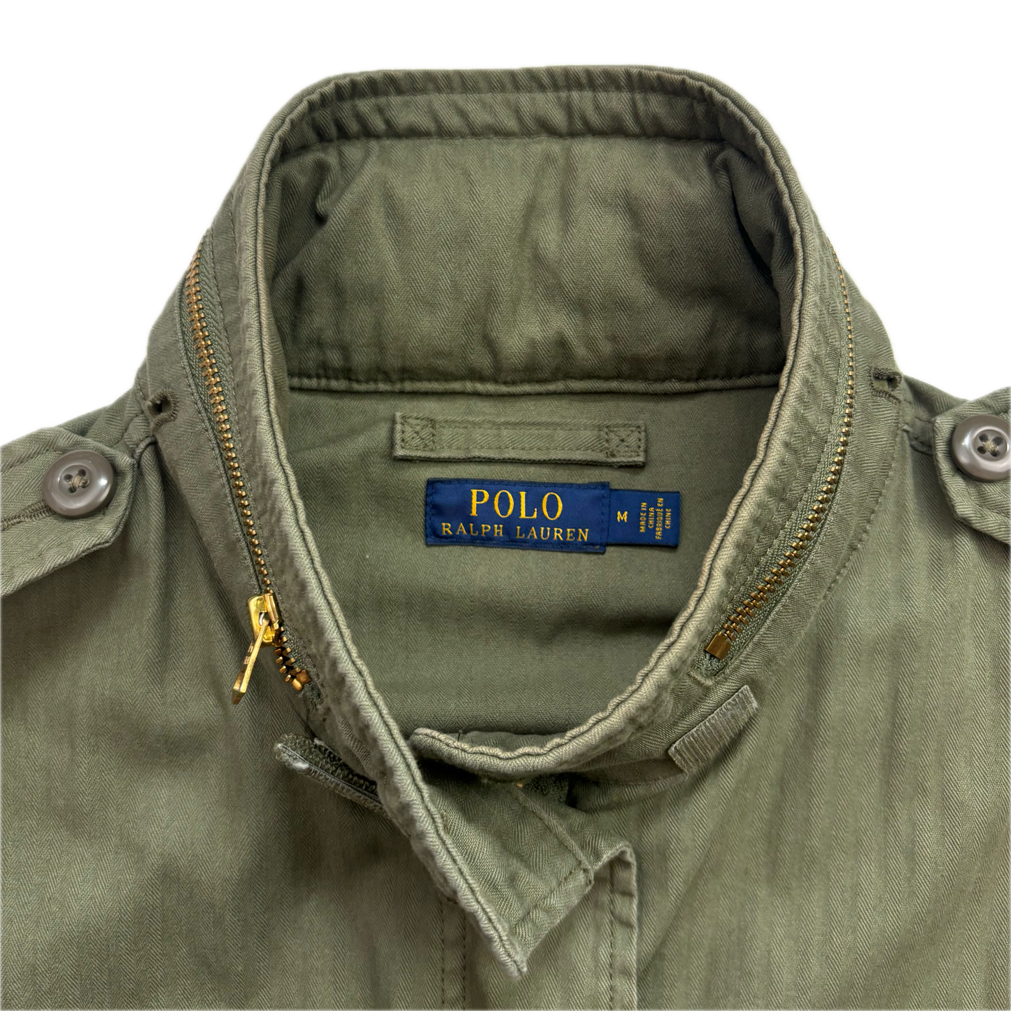 Polo Ralph Lauren Green Army Military Field Jacket - M