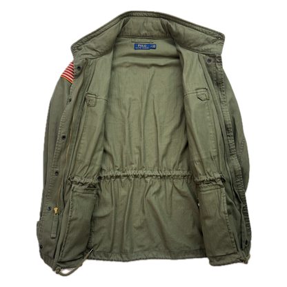 Polo Ralph Lauren Green Army Military Field Jacket - M