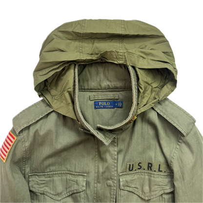 Polo Ralph Lauren Green Army Military Field Jacket - M