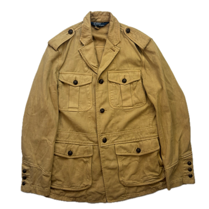 Polo Ralph Lauren Beige Officer Drill Safari Jacket -  M