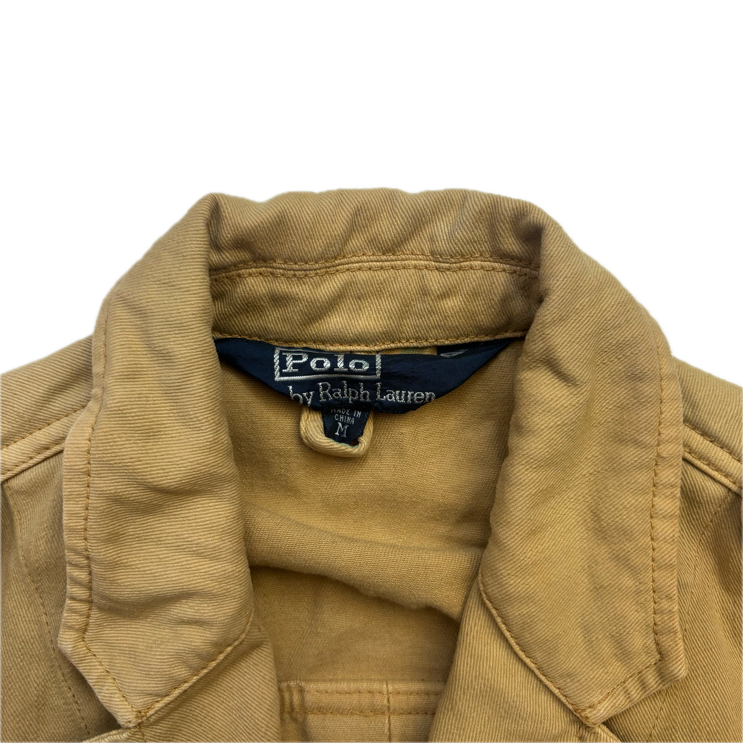 Polo Ralph Lauren Beige Officer Drill Safari Jacket -  M