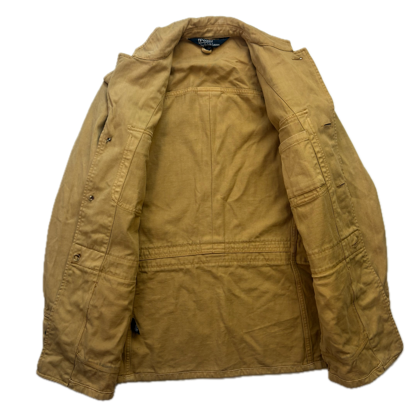 Polo Ralph Lauren Beige Officer Drill Safari Jacket -  M