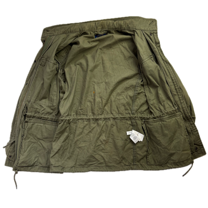 Green Army Military Field Jacket - S