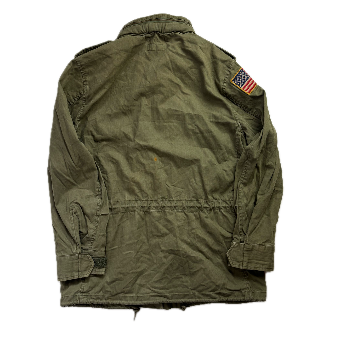 Green Army Military Field Jacket - S