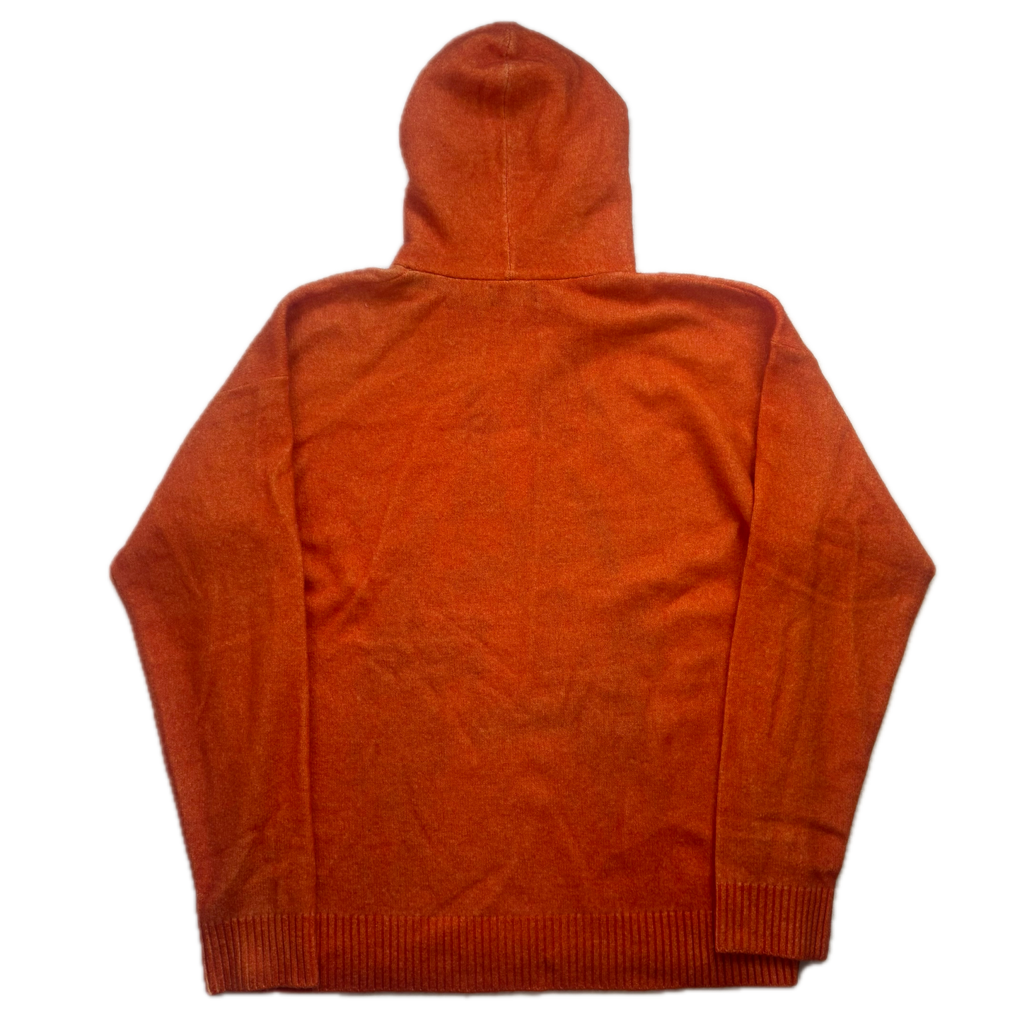 Polo Ralph Lauren Orange Five Horsemen Equestrian Print Hooded Sweater - XL