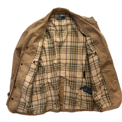 Tan Utility Cargo Jacket - M