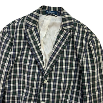Polo Ralph Lauren Madras Plaid Blazer Sports Jacket (Cotton) -40R