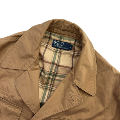 Tan Utility Cargo Jacket - M
